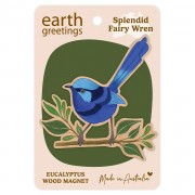 Wooden Magnet | Splendid Fairy Wren